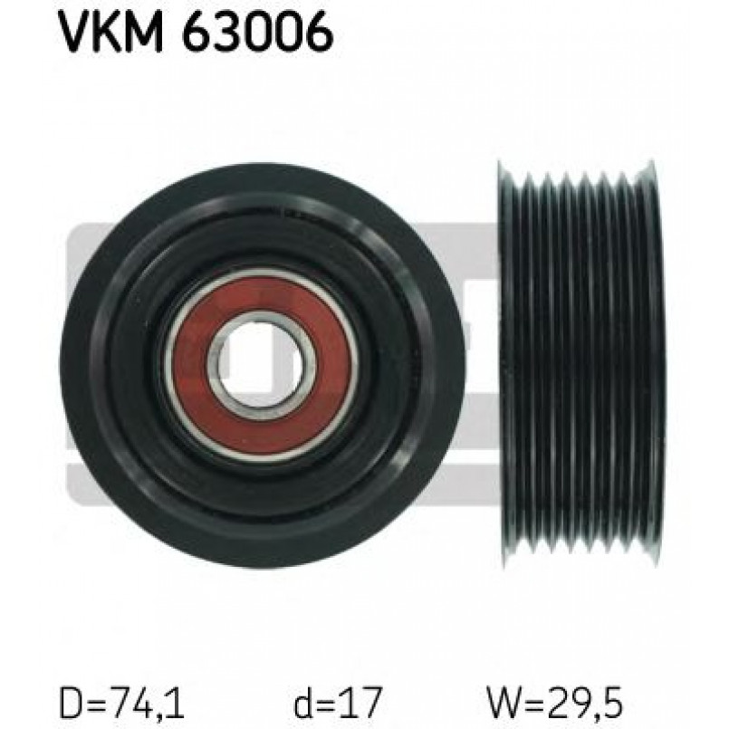 VKM 63006 SKF Ролик модуля натягувача ременя